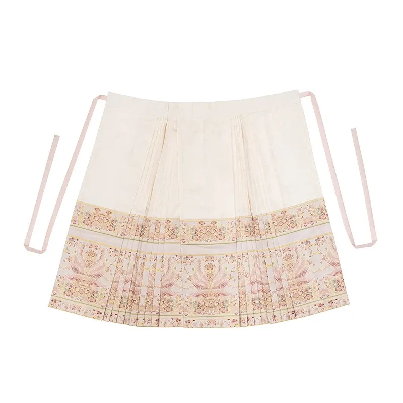 6-Piece Pink Hanfu Graduation Gown Outfit - Image 8